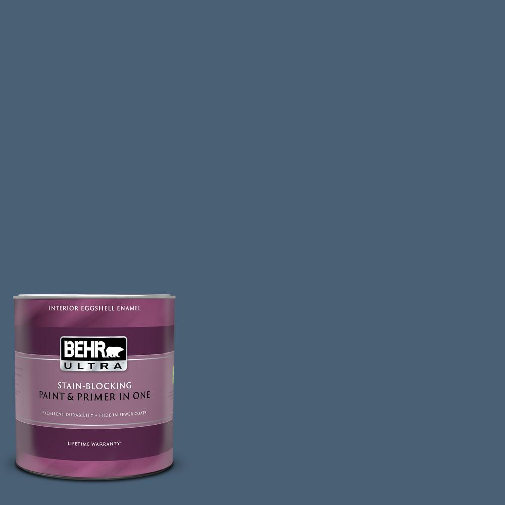 BEHR ULTRA 1 qt. PPU1419 English Channel Eggshell Enamel BEHR ULTRA 1 qt. PPU1419 English Channel Eggshell Enamel