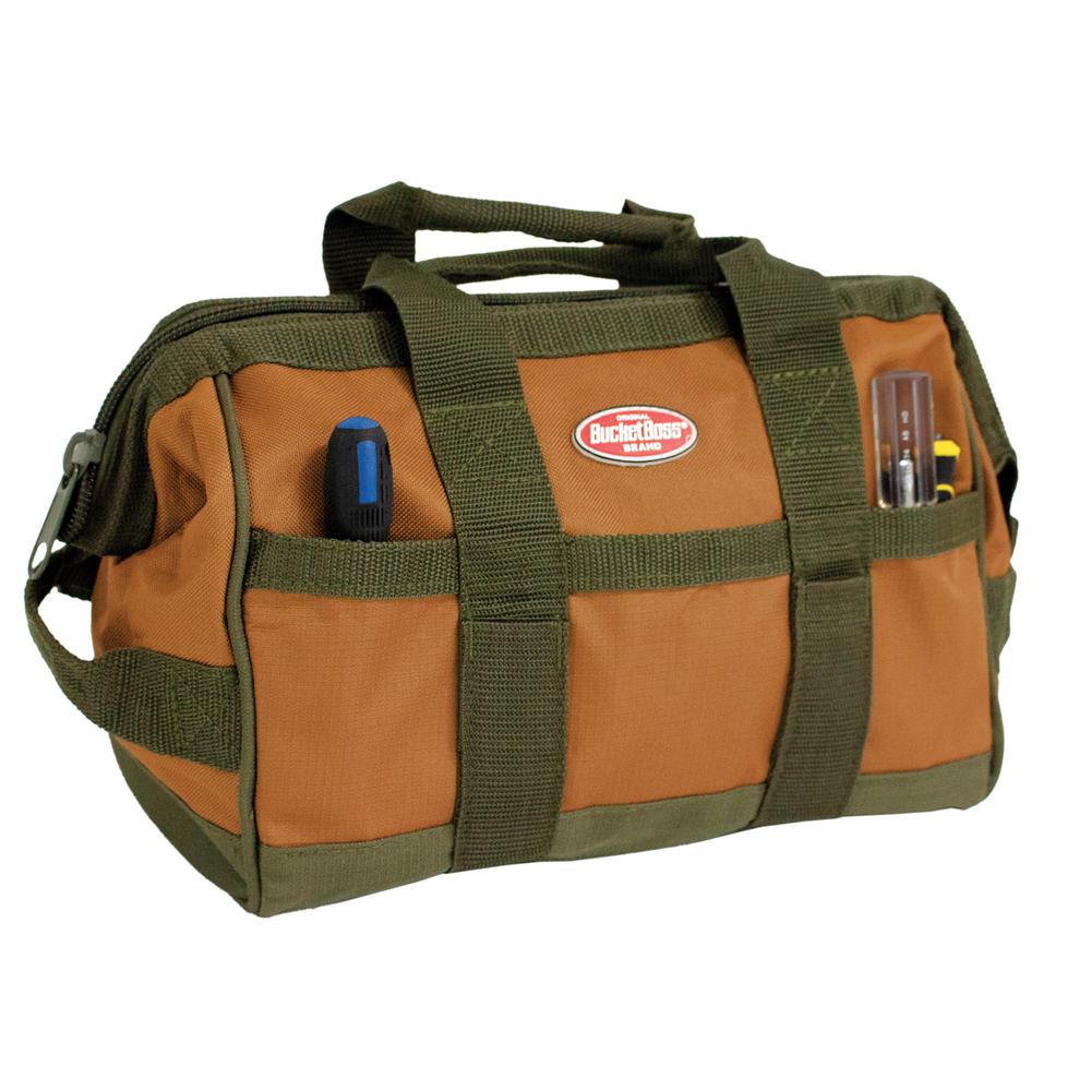 Bucket Boss Gatemouth 12 in. Tool Bag60012 The Home Depot