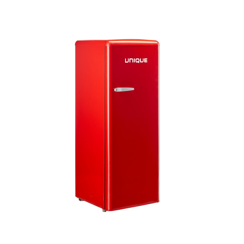 Unique Retro 6 1 Cu Ft ENERGY STAR Upright Freezer In Red UGP 175L R 