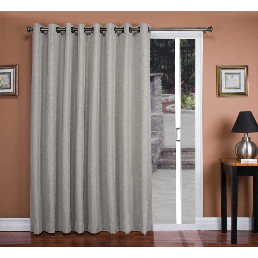 Canvas Blackout Curtains Curtains Drapes The Home Depot