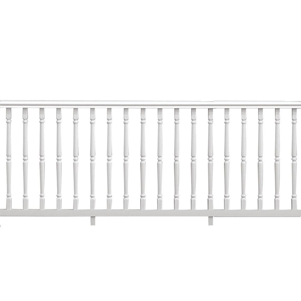 Veranda 8 ft. x 36 in. White Vinyl Traditional Rail Kit73003989 The