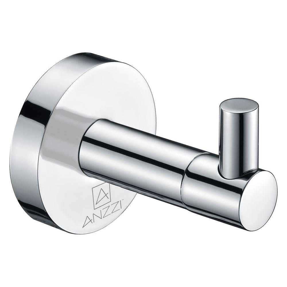 Ginger Sine Single Robe Hook in Polished Chrome0210H/PC The Home Depot