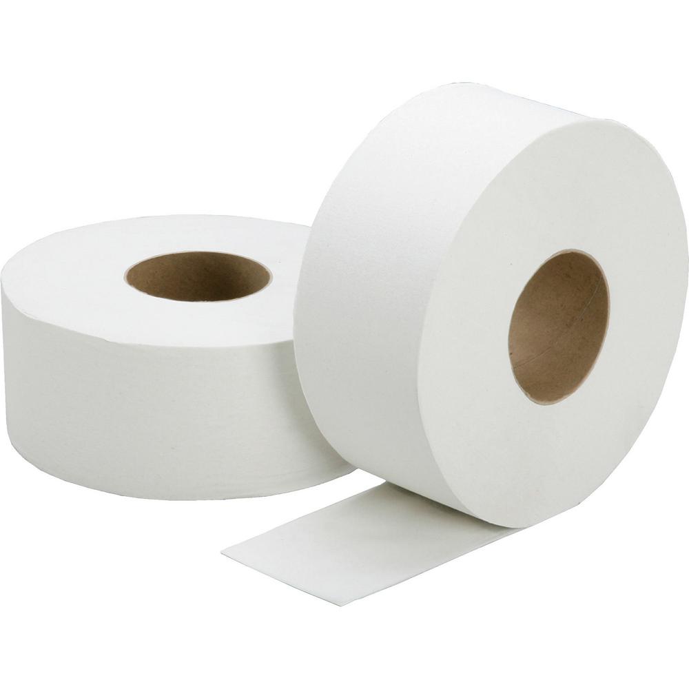 Scott Jumbo Roll White 2Ply Toilet Paper (12Rolls Per Carton)KCC07006 The Home Depot