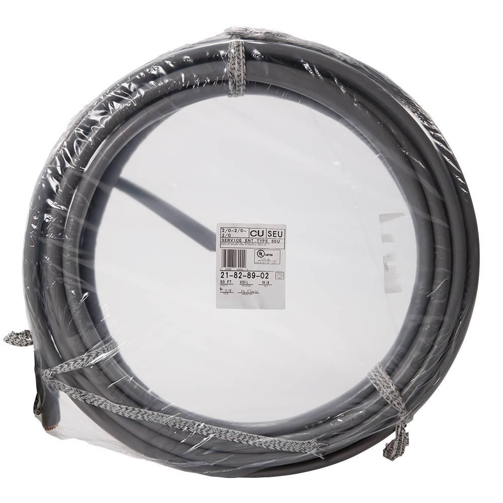 Southwire 50 ft. 2/02/02/0 Gray Stranded CU SEU Cable21828902 The