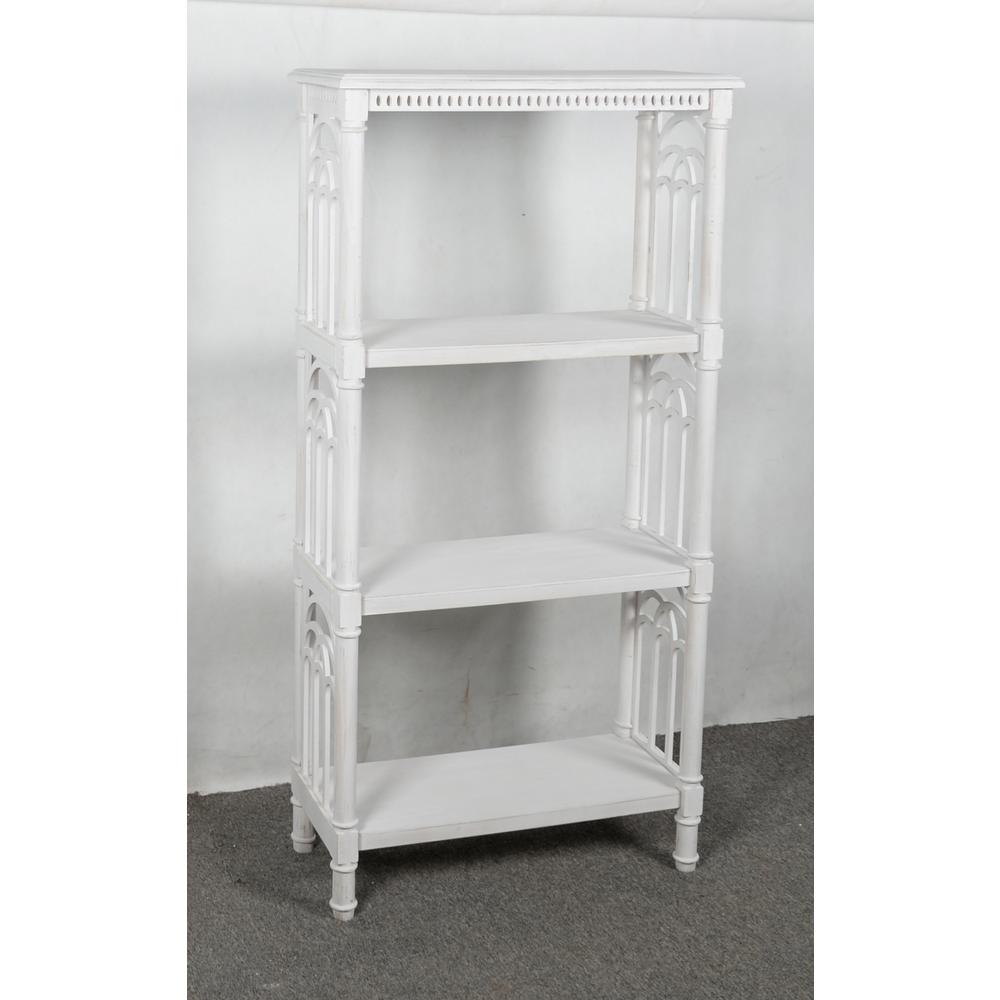 StyleCraft White Church St. Bookcase AF42534DS The Home Depot
