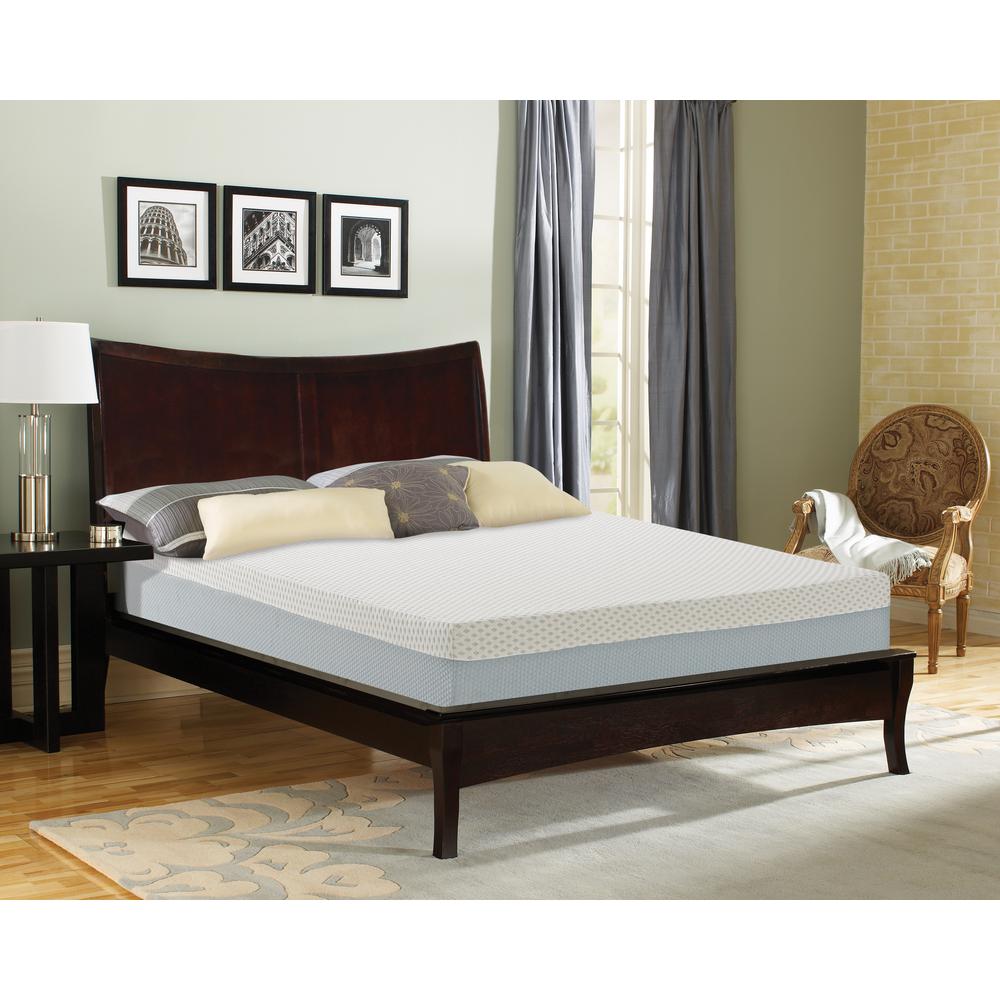 InnerSpace Luxury Products 60 in. W x 72 in. L QueenSize Memory Foam