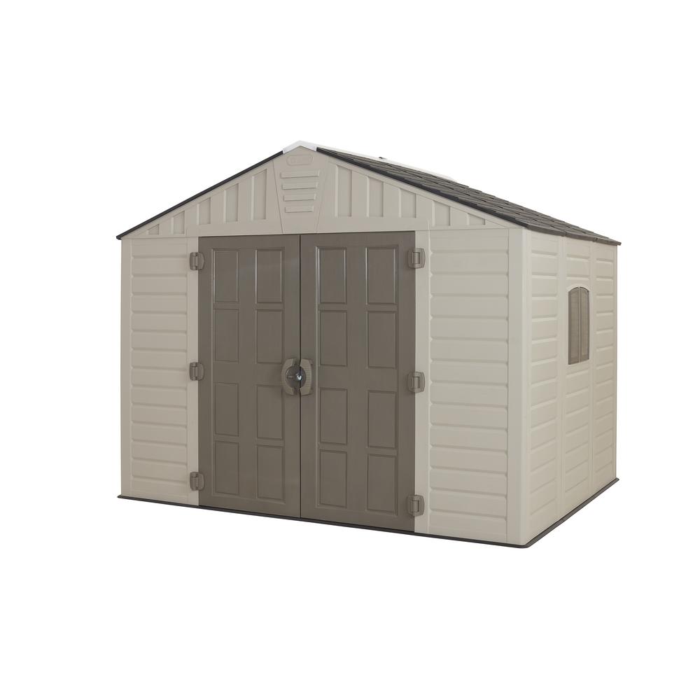 Us Leisure 10 Ft X 8 Ft Keter Stronghold Resin Storage Shed