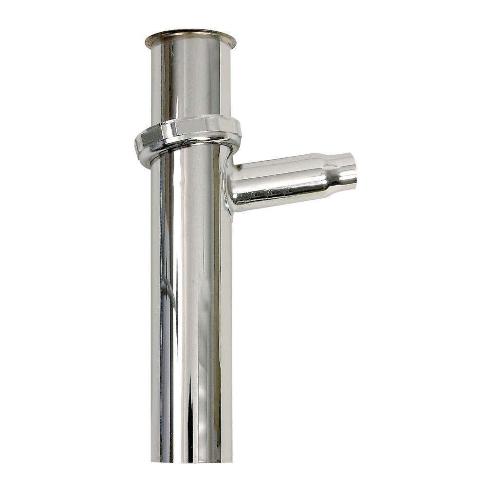 Everbilt 1.5 in. x 8 in. Brass Branch Tailpiece, 17Gauge, Unfinished