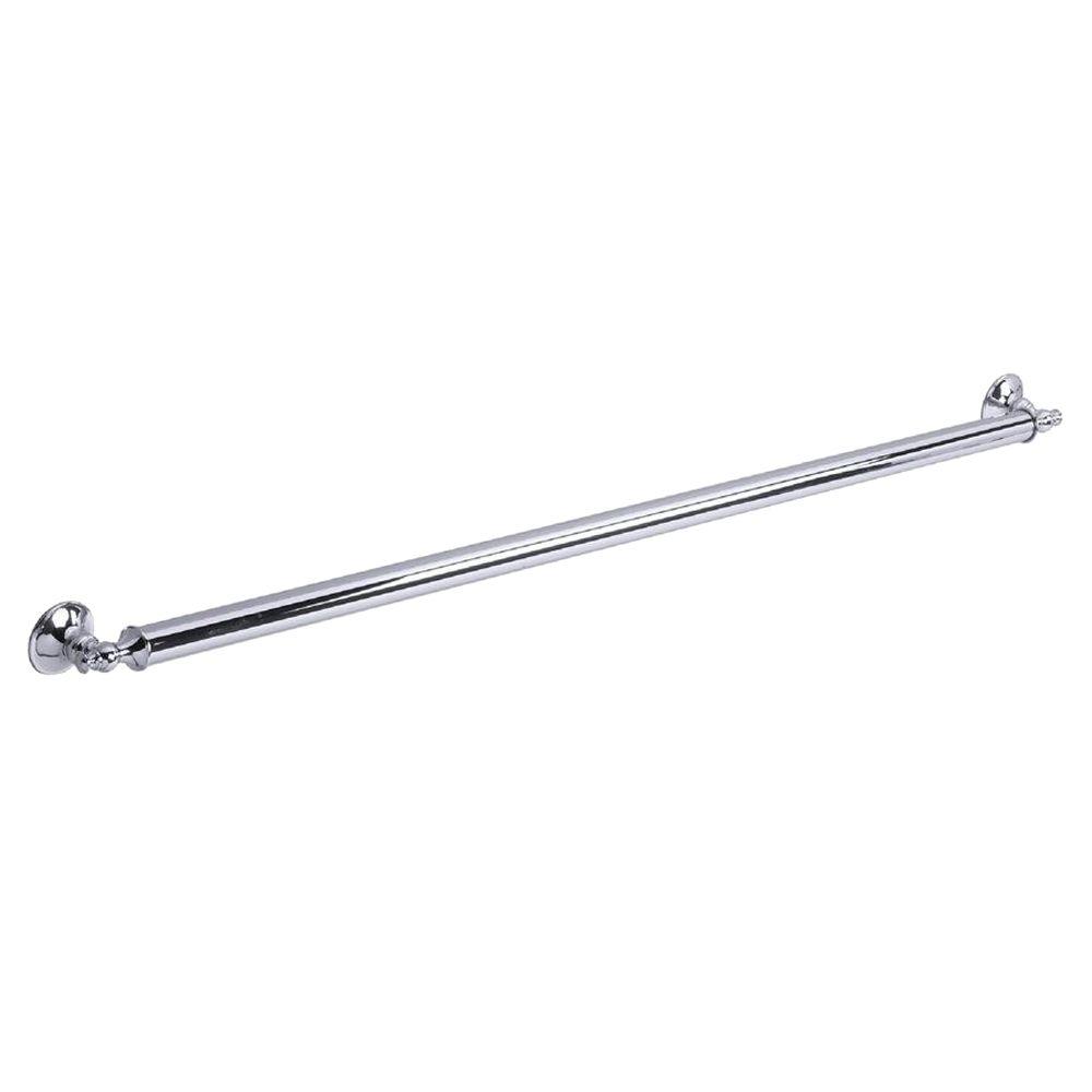 KOHLER Traditional 36 in. x 2.5625 in. Grab Bar in Polished Stainless