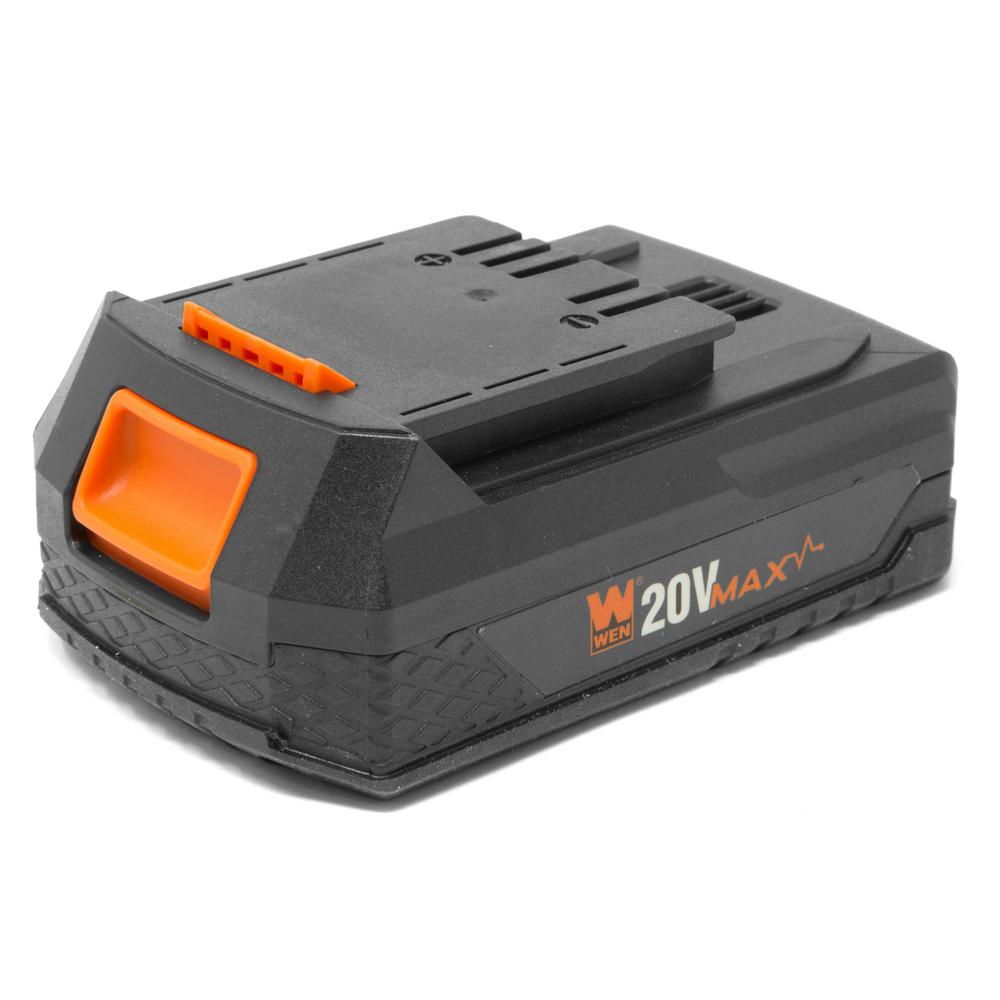 WEN 20-Volt Max Lithium-Ion 2Ah Rechargeable 
