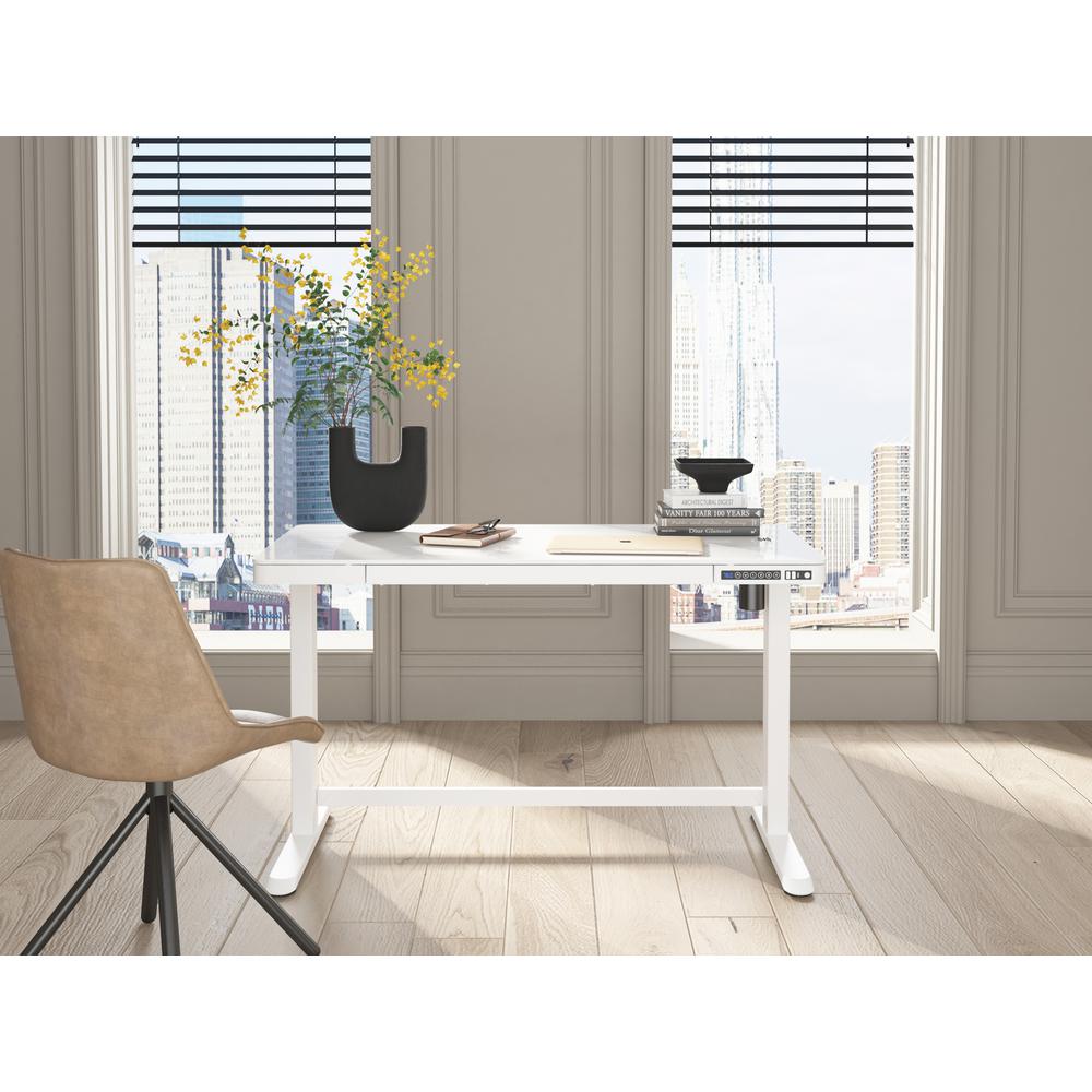 Koble Juno HeightAdjustable Desk with Wireless Charging in WalnutKB