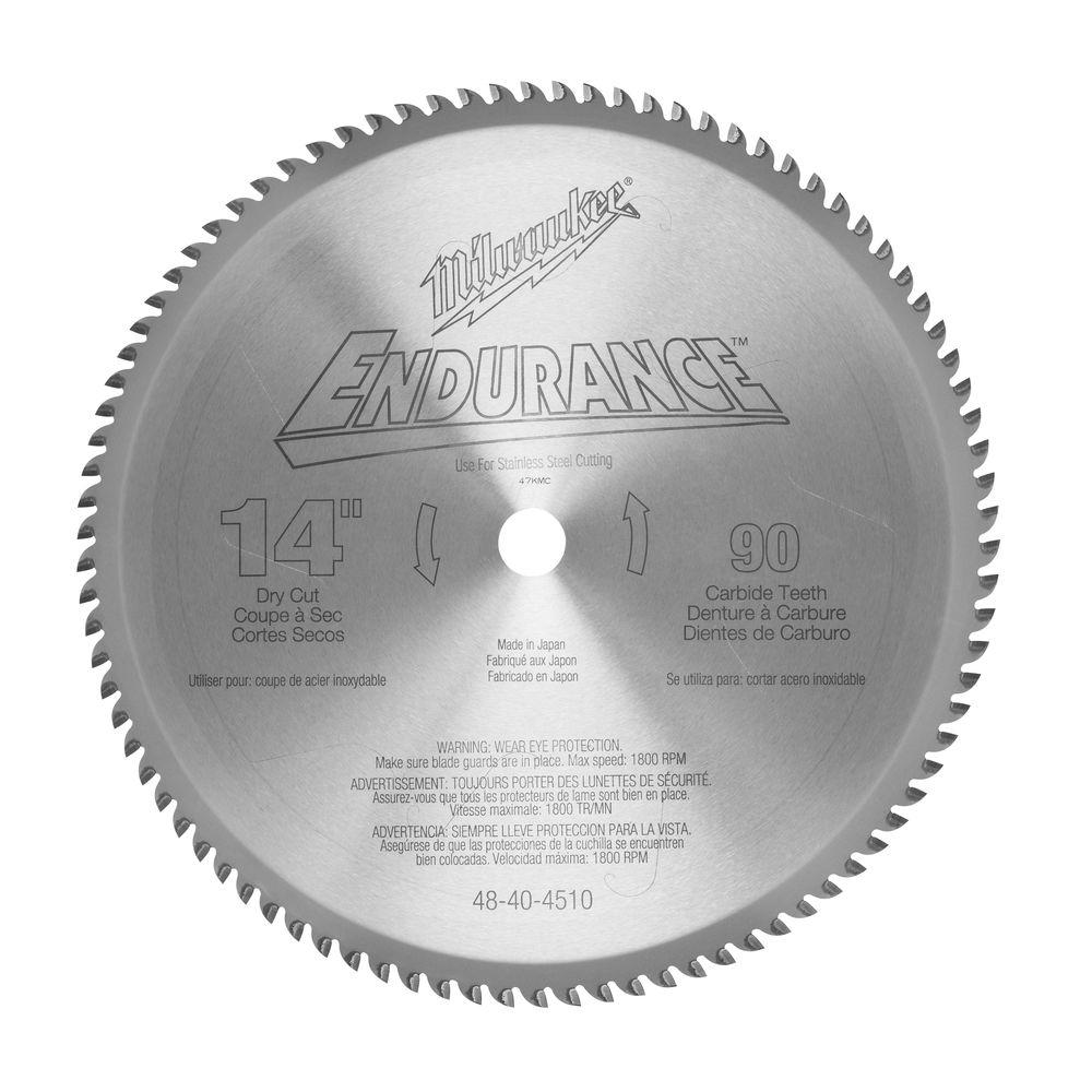 Milwaukee 14 In X 90 Carbide Teeth Metal Cutting Circular