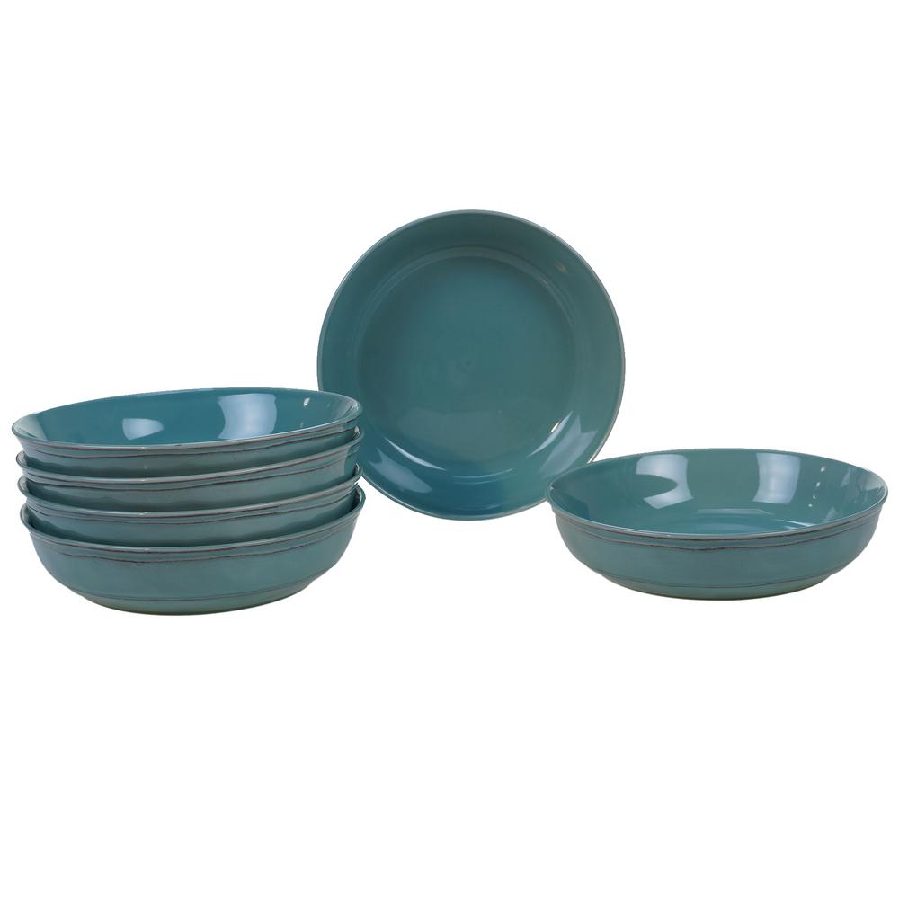 Stonewear Bowls 6 Piece Ceramic Soup Bowl Set Multicolor
