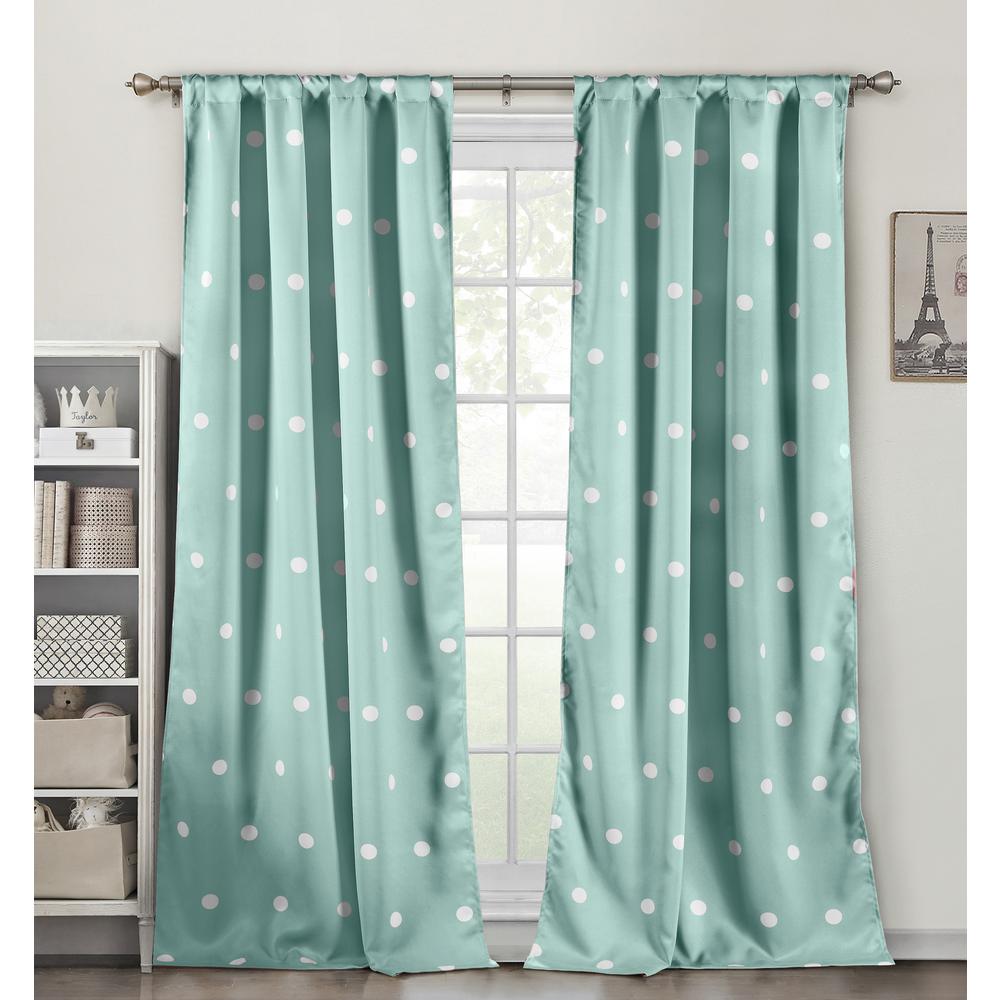 Blackout Seafoam Curtains Drapes Window Treatments The