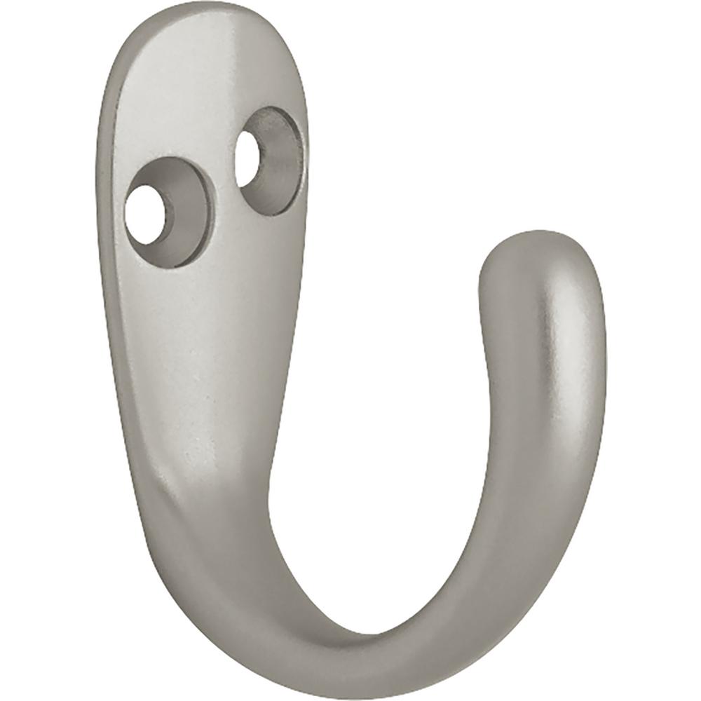 Liberty 1 13 16 In Matte Nickel Single Wall Hook 6 Pack Vpsphk