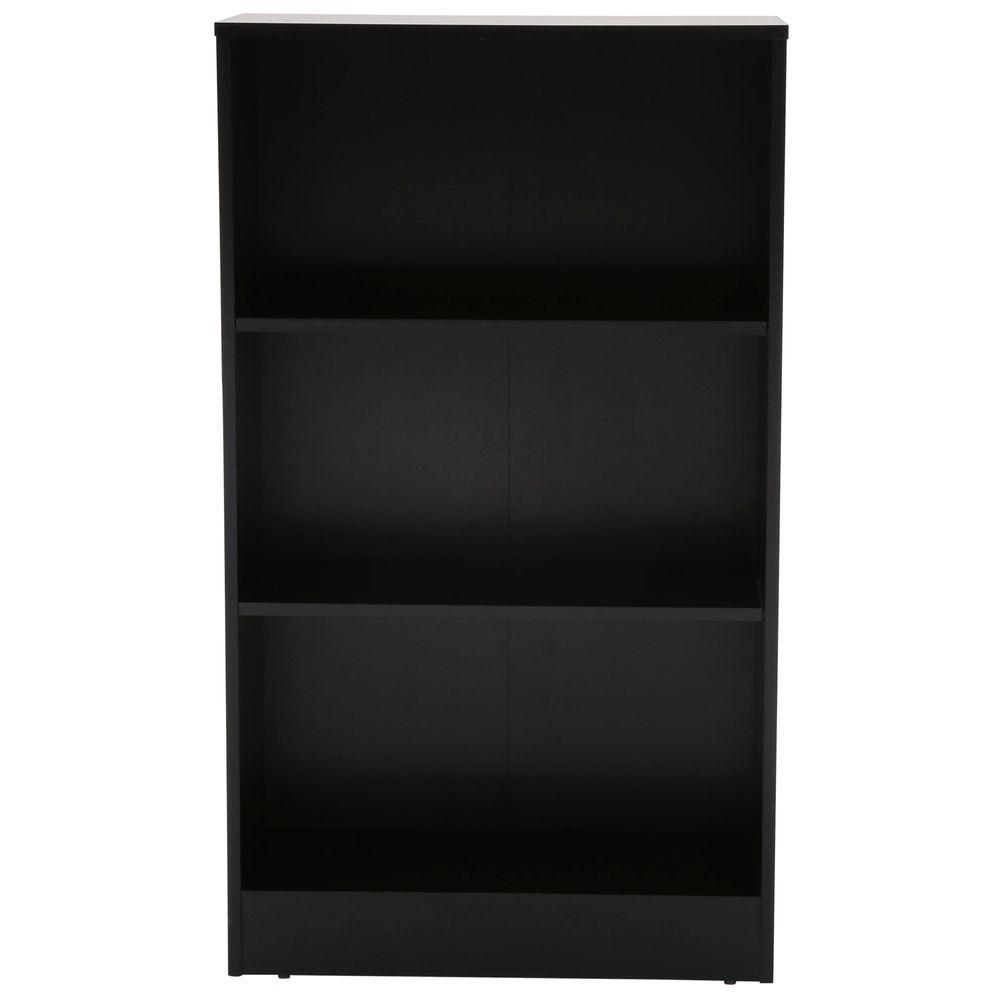 black book shelf with doors