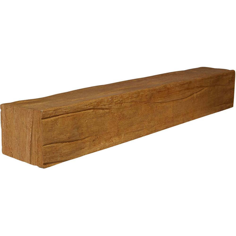 Ekena Millwork 6 In X 10 In X 7 Ft Hand Hewn Rustic Faux Wood