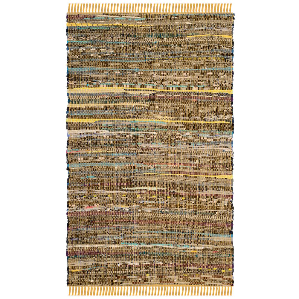 Safavieh Rag Rug Yellow Multi 3 Ft X 5 Area Rar127h The Safavieh Rag Rug Yellow Multi 3 Ft X 5 Area