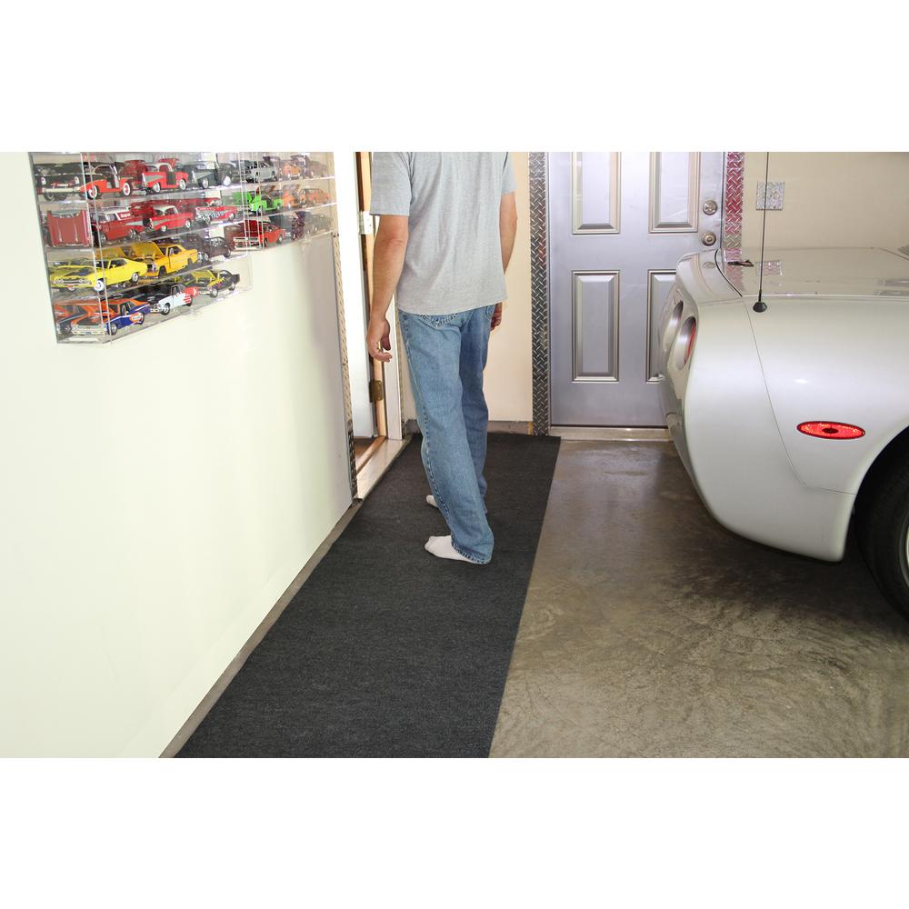 Armor All 2 Ft 5 In X 18 Ft Charcoal Grey Commercial Polyester