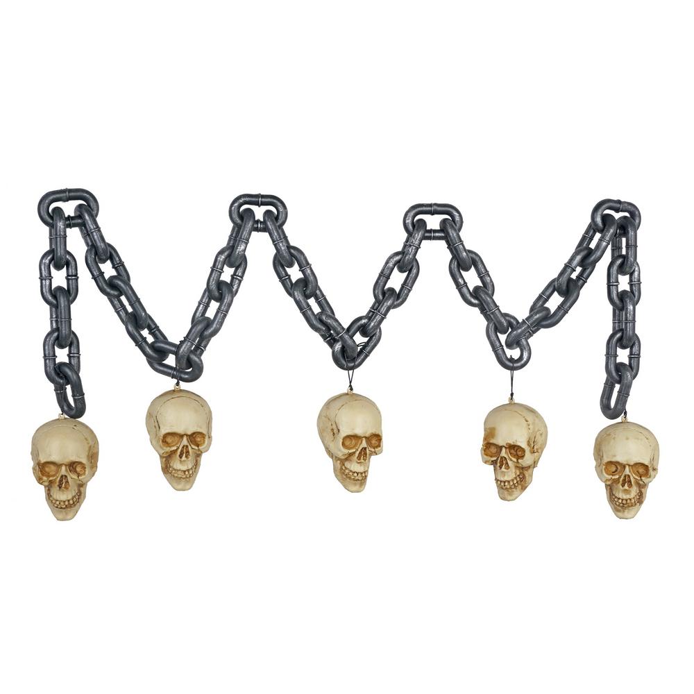 6 ft Chain with Skulls