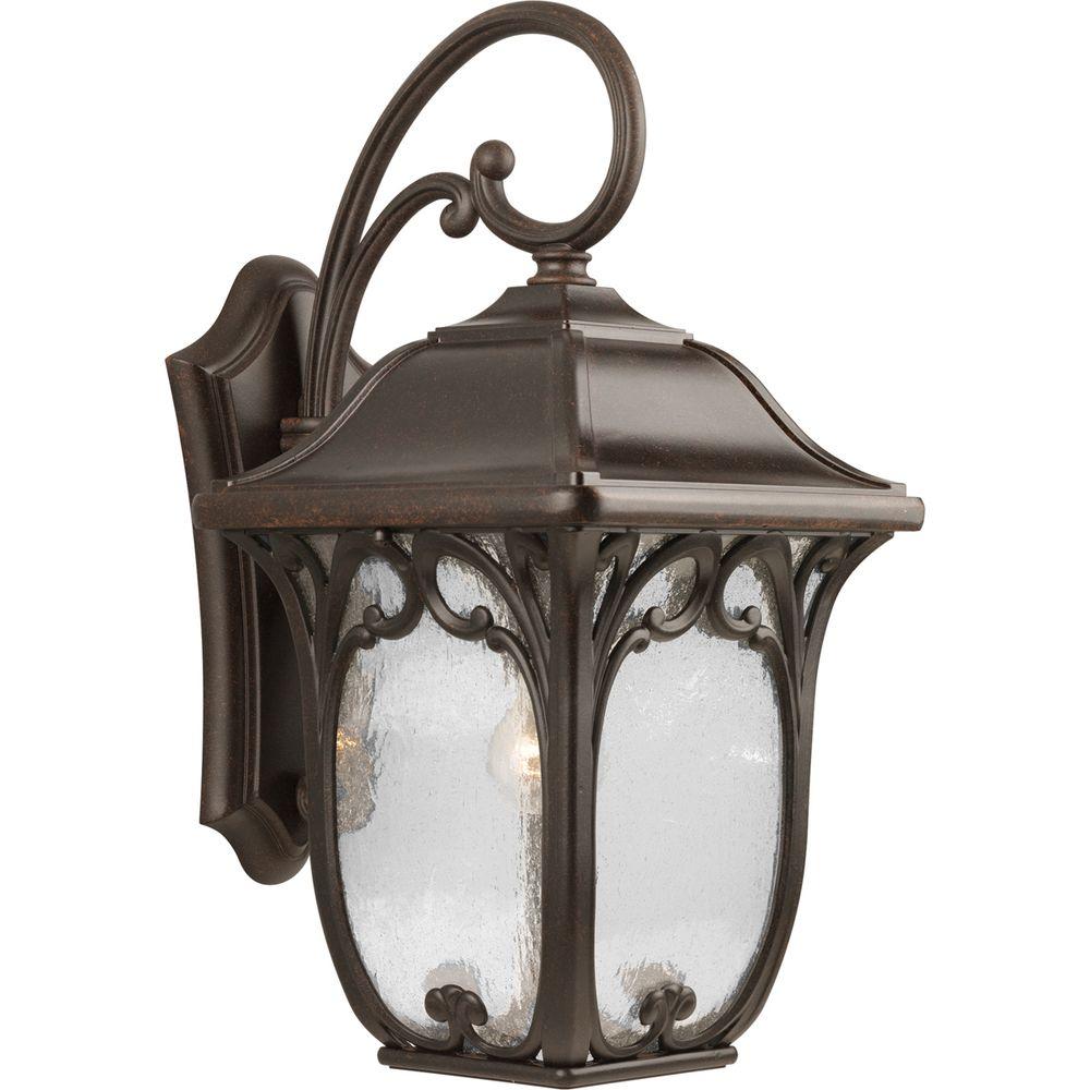 Large Outdoor Wall Mounted Lighting The Home Enchant Collection Large Espresso Outdoor Wall Lantern