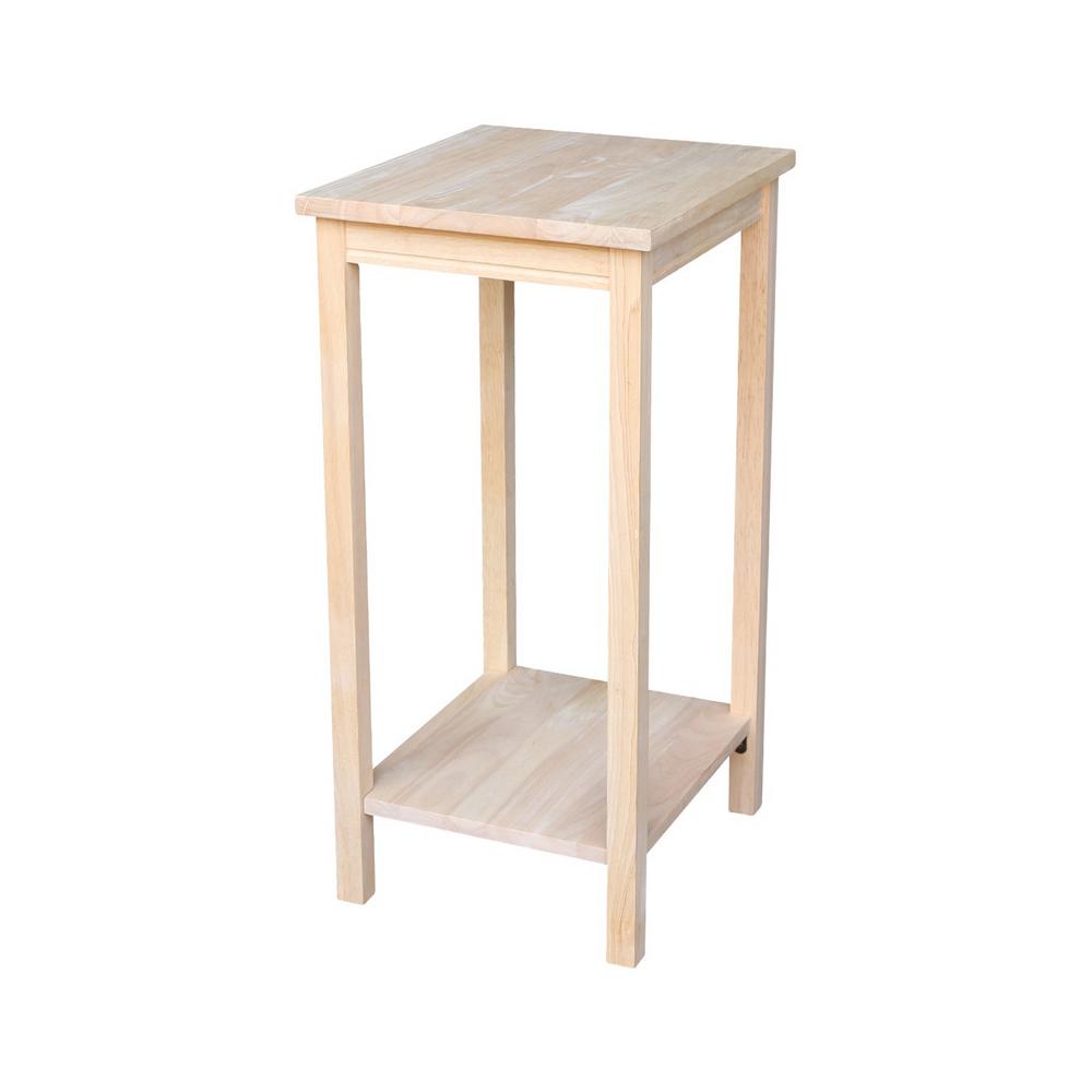 International Concepts Portman Unfinished End Table OT42 The Home Depot