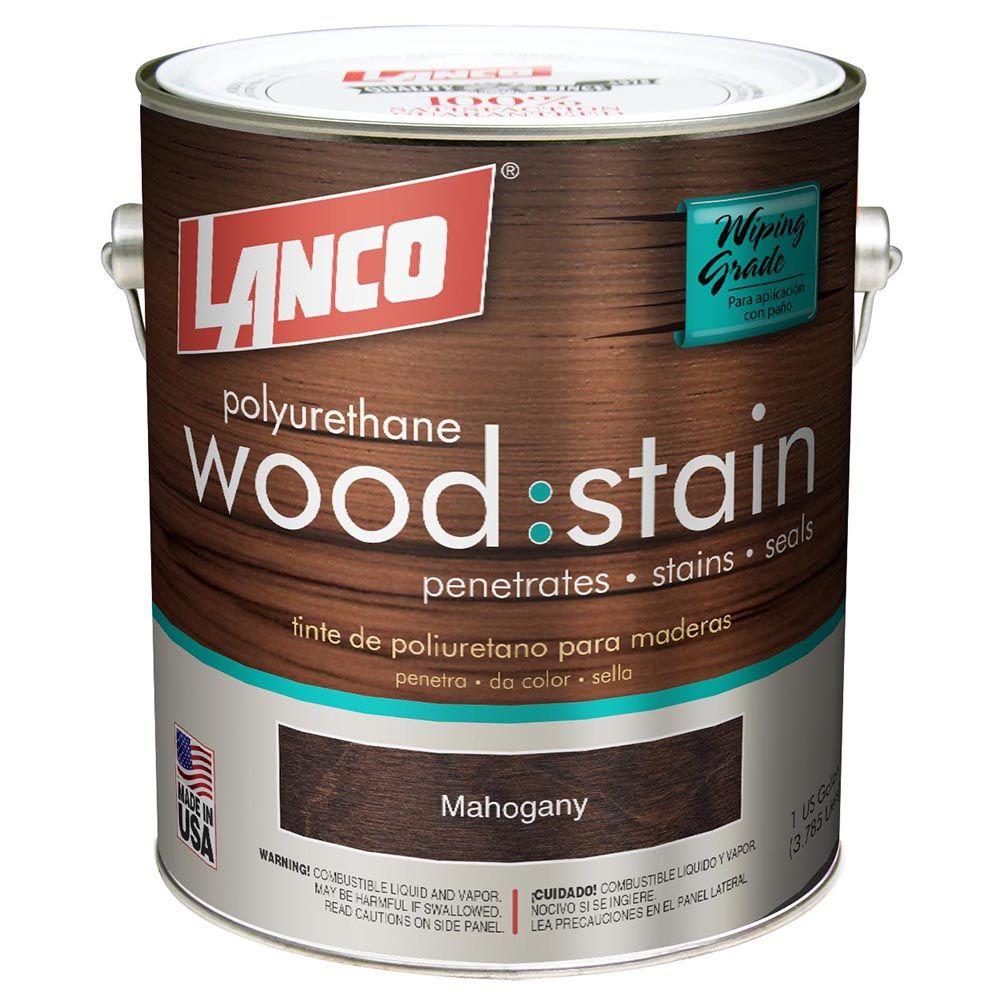 Lanco 1 gal. Mahogany Interior Wood Stain-WS661-4 - The ...