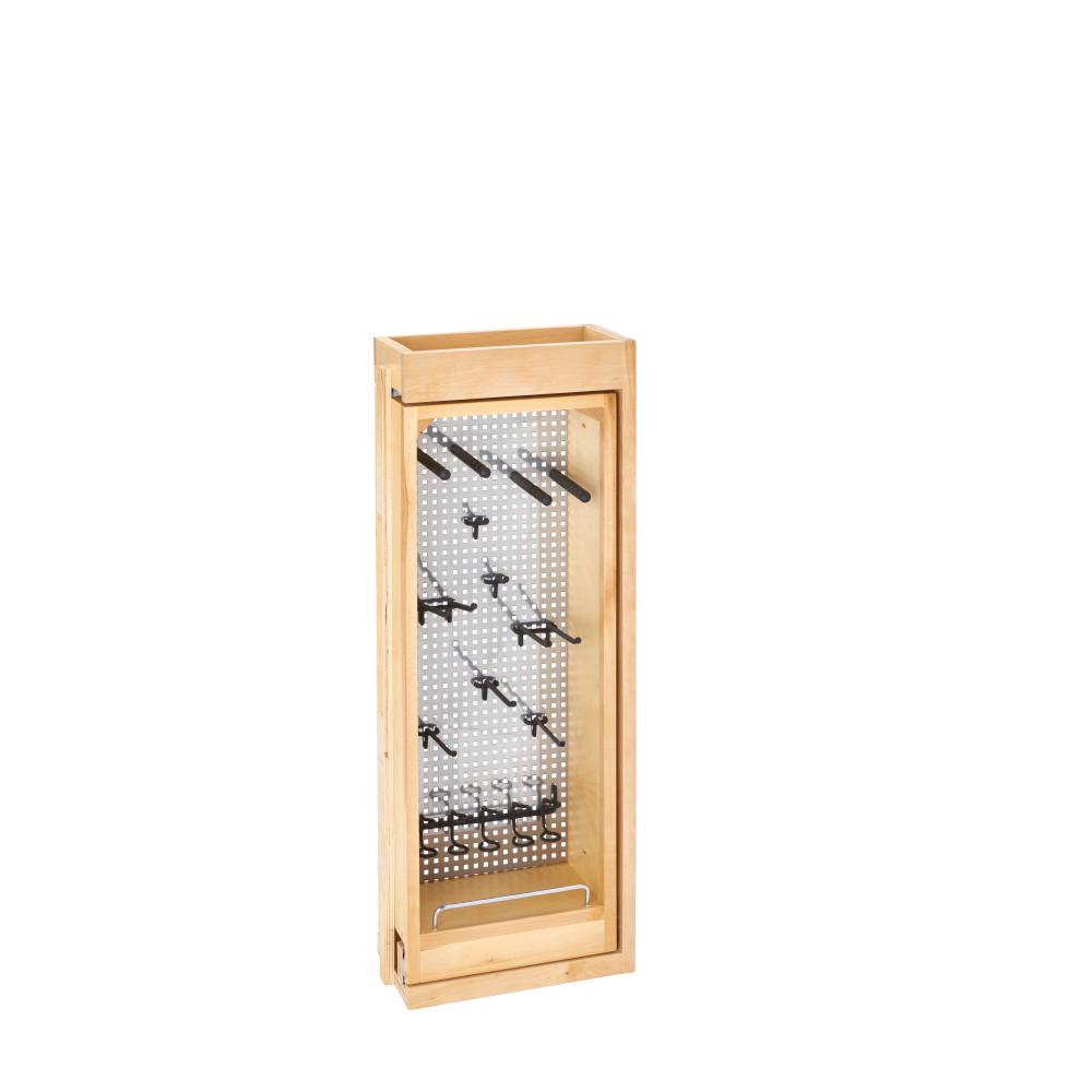 Rev A Shelf 30 In H X 6 W 11 125 D Pull Out Between Cabinet Wall Filler With Stainless Steel Panel