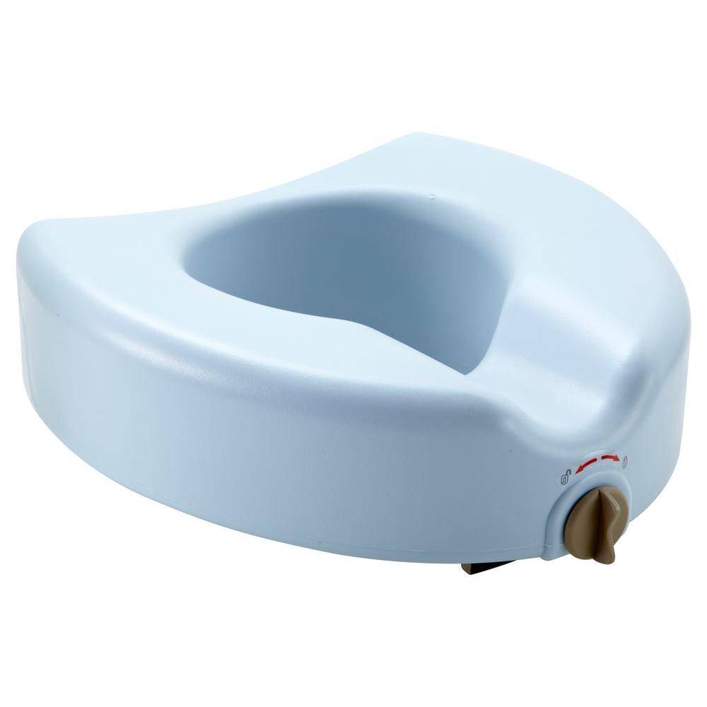 Medline Locking Elevated Toilet Seat with Microban in ...