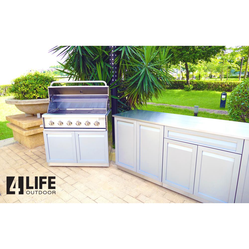 4 Life Outdoor Stainless Steel Insert Bbq Grill 40x35x23 5 In Kitchen Cabinet Base With Powder Coated Doors Gray G40004 The Home Depot - Outdoor Kitchen Cabinets Home Depot 4 Life Outdoor Stainless Steel Insert Bbq Grill 40x35x23 5 In Kitchen Cabinet Base With Powder Coated Doors Gray G40004 The Home Depot - Outdoor Kitchen Cabinets Home Depot