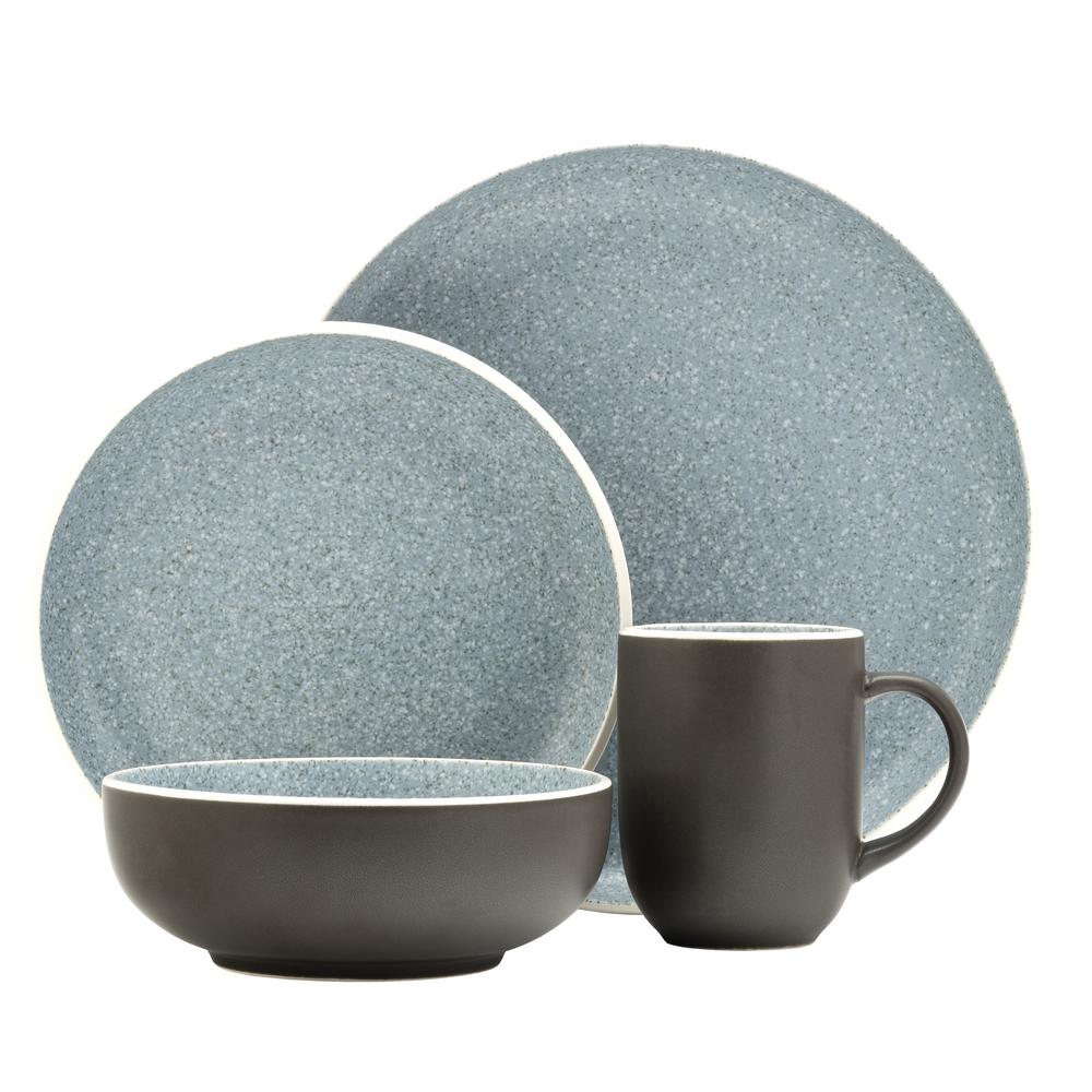 Sango 16 Piece Tailor Granite Dinnerware Set-3658GY800ACN44 - The Home ...