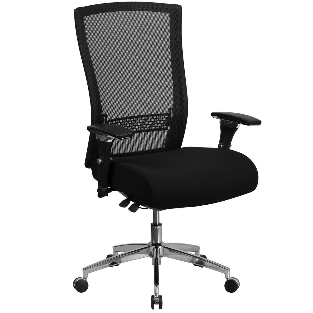 Black Fabric Mesh Office Desk Chair Black Fabric Mesh Office Desk Chair