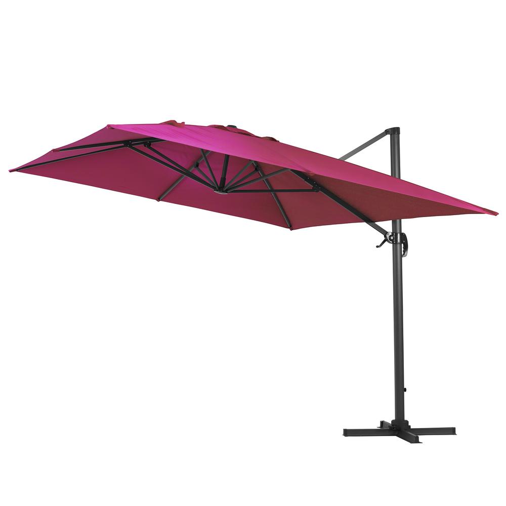 Purple Cantilever Umbrellas Patio Umbrellas The Home Depot