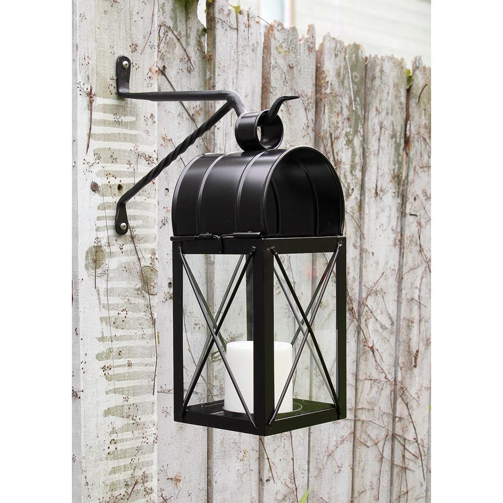 Achla Designs 10 In W Black Powder Coat Metal Lantern Bracket With 2 Legs And Decorative Twist B 35 The Home Depot - Lantern Wall Hooks Achla Designs 10 In W Black Powder Coat Metal Lantern Bracket With 2 Legs And Decorative Twist B 35 The Home Depot - Lantern Wall Hooks