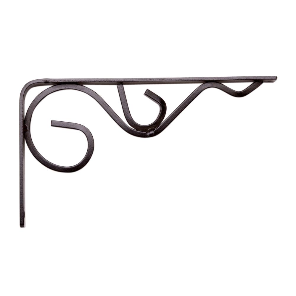 Knape & Vogt Iron Daisy 4.5 in. x .75 in. Bronze 25 lb. Decorative