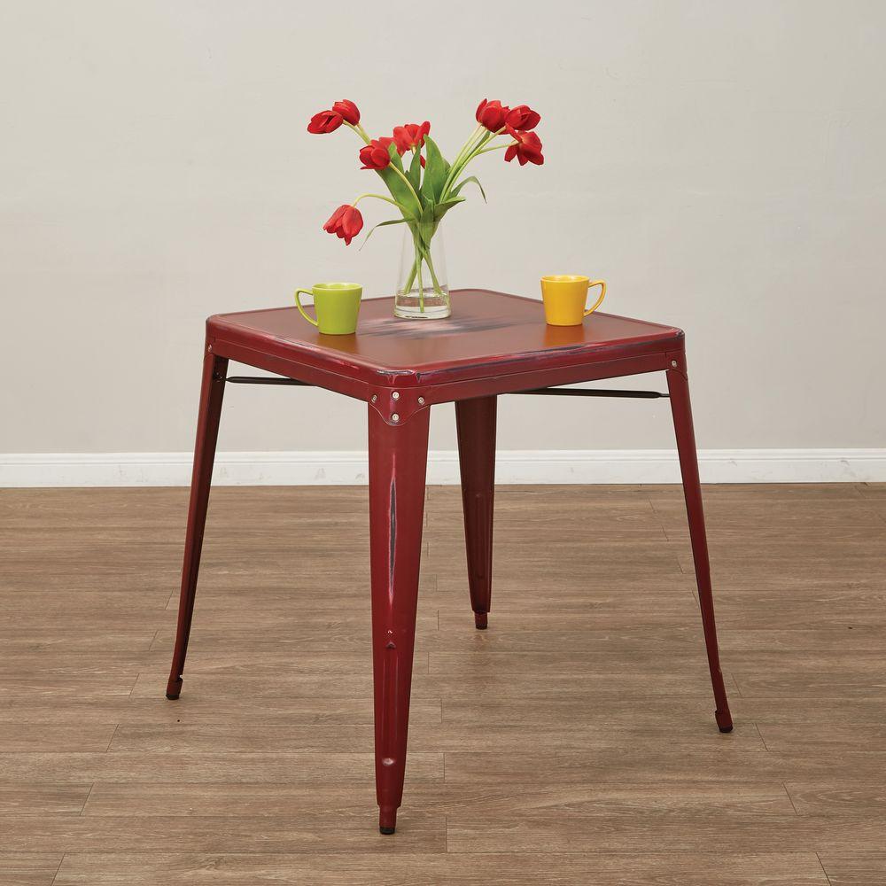 Cosco Red Kid's Table14314RED1E The Home Depot