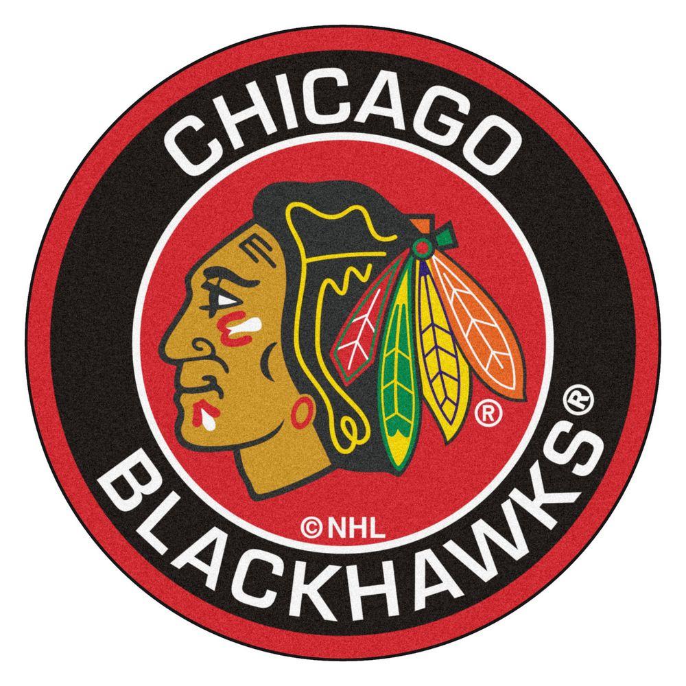 FANMATS NHL Chicago Blackhawks Black 2 