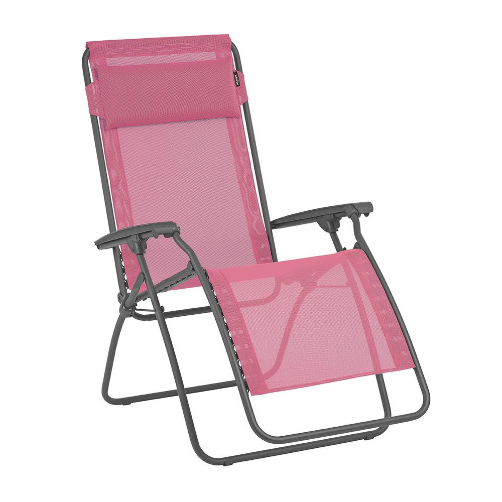 Lafuma Furniture R Clip In Begonia Color With Steel Frame Folding