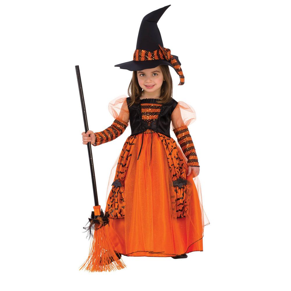 Pretty Witch Costume Kids Halloween Fancy Dress