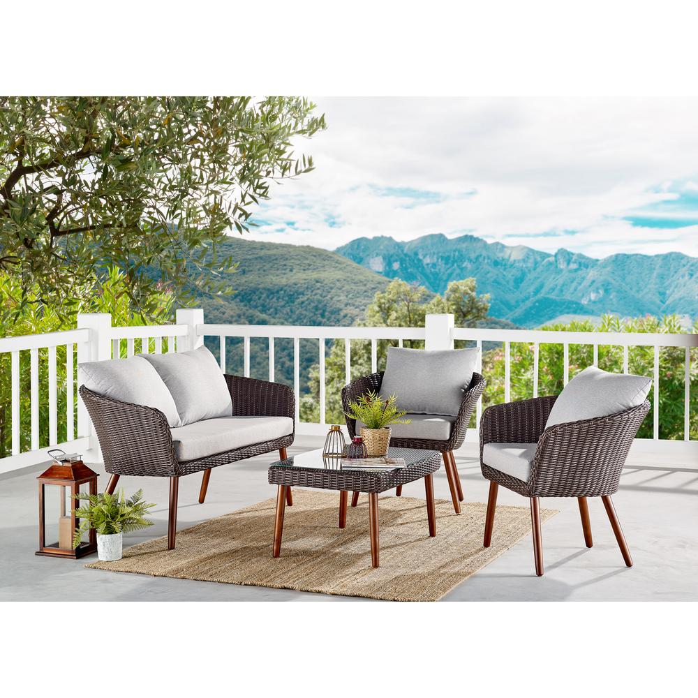Alaterre Furniture Athens Chocolate Brown Stationary All Weather Wicker Outdoor Lounge Chairs With Light Gray Cushions Set Of 2 Awwb01bb The Home Depot - Chocolate Brown Wicker Patio Furniture Alaterre Furniture Athens Chocolate Brown Stationary All Weather Wicker Outdoor Lounge Chairs With Light Gray Cushions Set Of 2 Awwb01bb The Home Depot - Chocolate Brown Wicker Patio Furniture