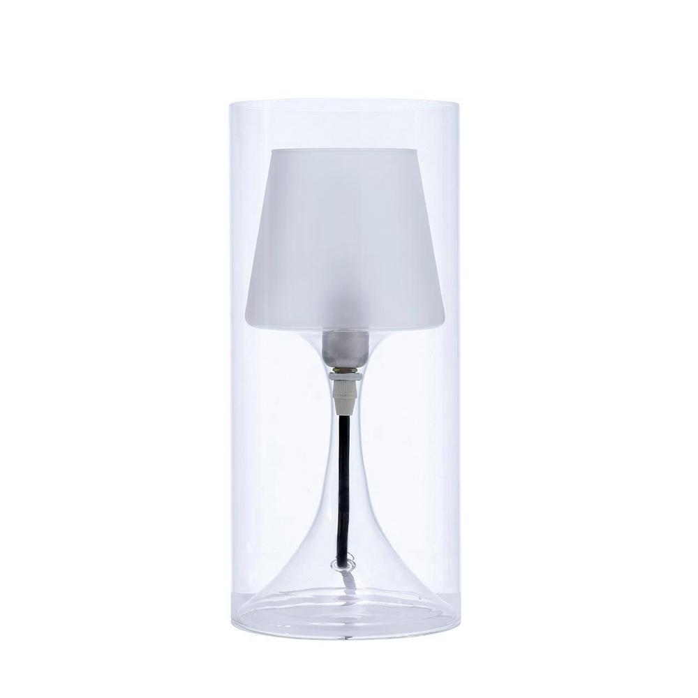 Clear Glass Table Lamps Decorating Ideas Ore International 13 In Clear Hurricane Glass Table Lamp Glamorous Fillable