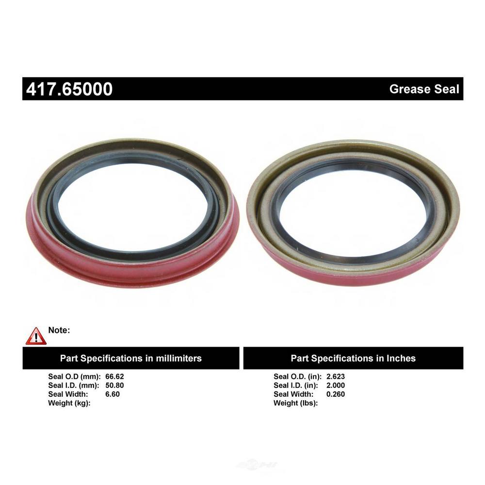 Centric 417.63013 Premium Oil Seal