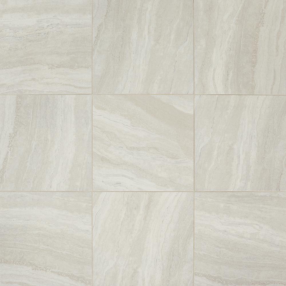 Daltile Brixton Bone 18 in x 18 in Ceramic Floor and 