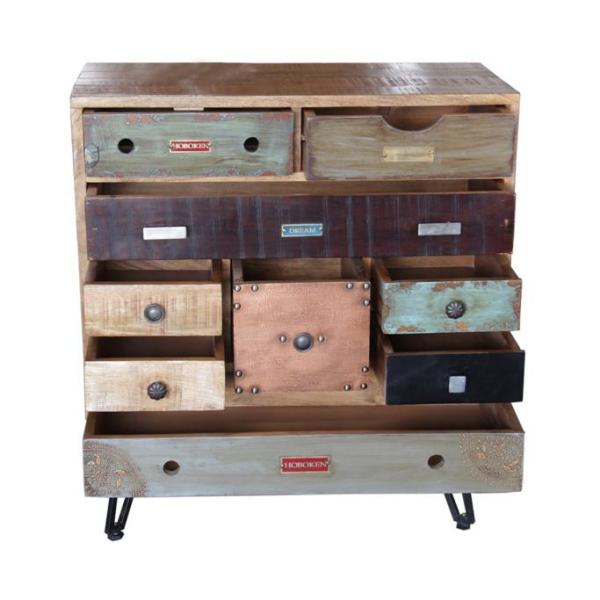 Coast To Coast Imports Multicolor Mango Brisbane 9 Drawer Chest
