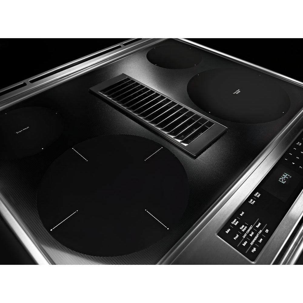 Kitchenaid 6 4 Cu Ft Downdraft Slide In Electric Range With Self