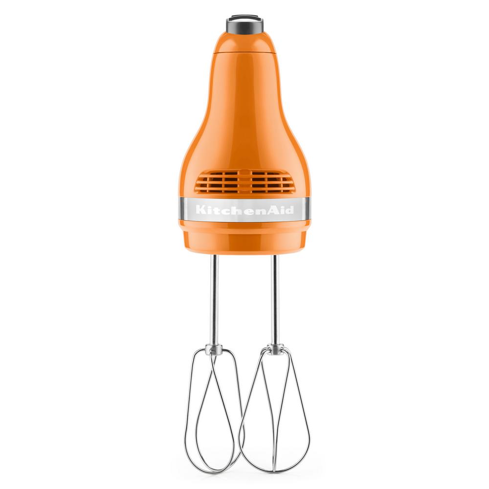 KitchenAid Ultra Power 5Speed Tangerine Hand Mixer KHM512TG The Home