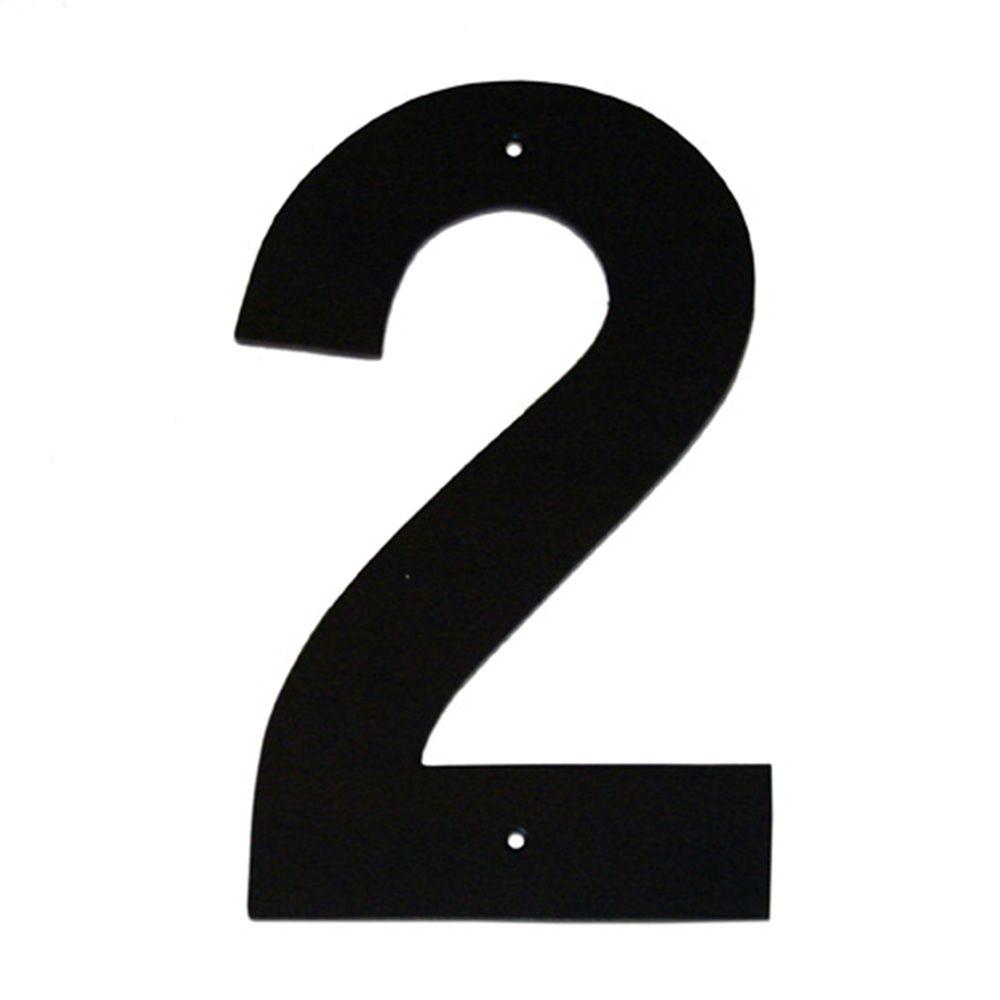 Montague Metal Products 16 In Helvetica House Number 2 Hhn 2 16