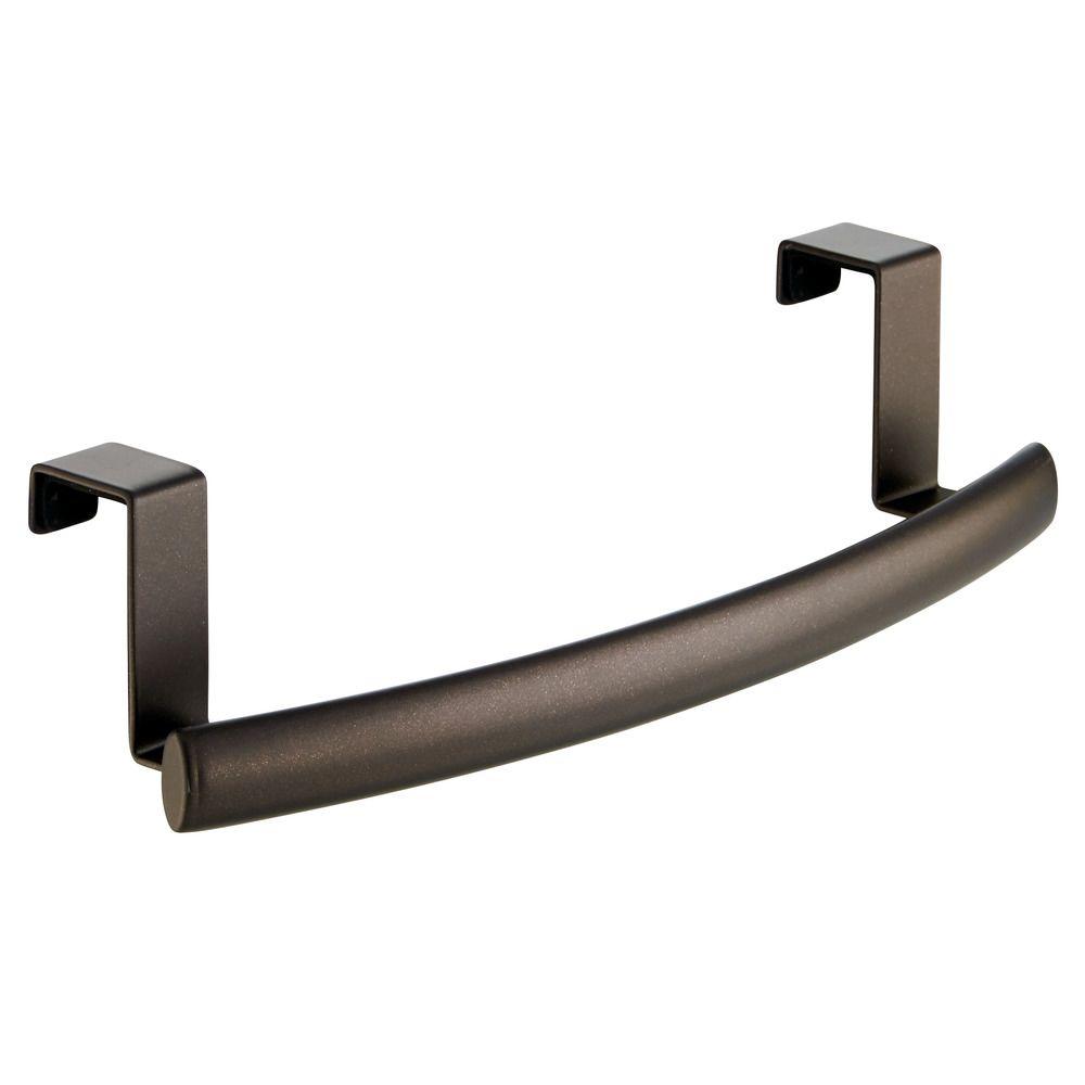 Interdesign Axis In Over The Cabinet Curve Towel Bar In Bronze
