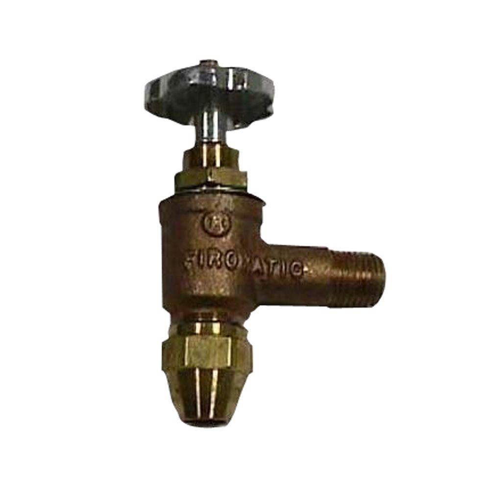 Firomatic 3/8 in. Brass Angle Valve12230P The Home Depot
