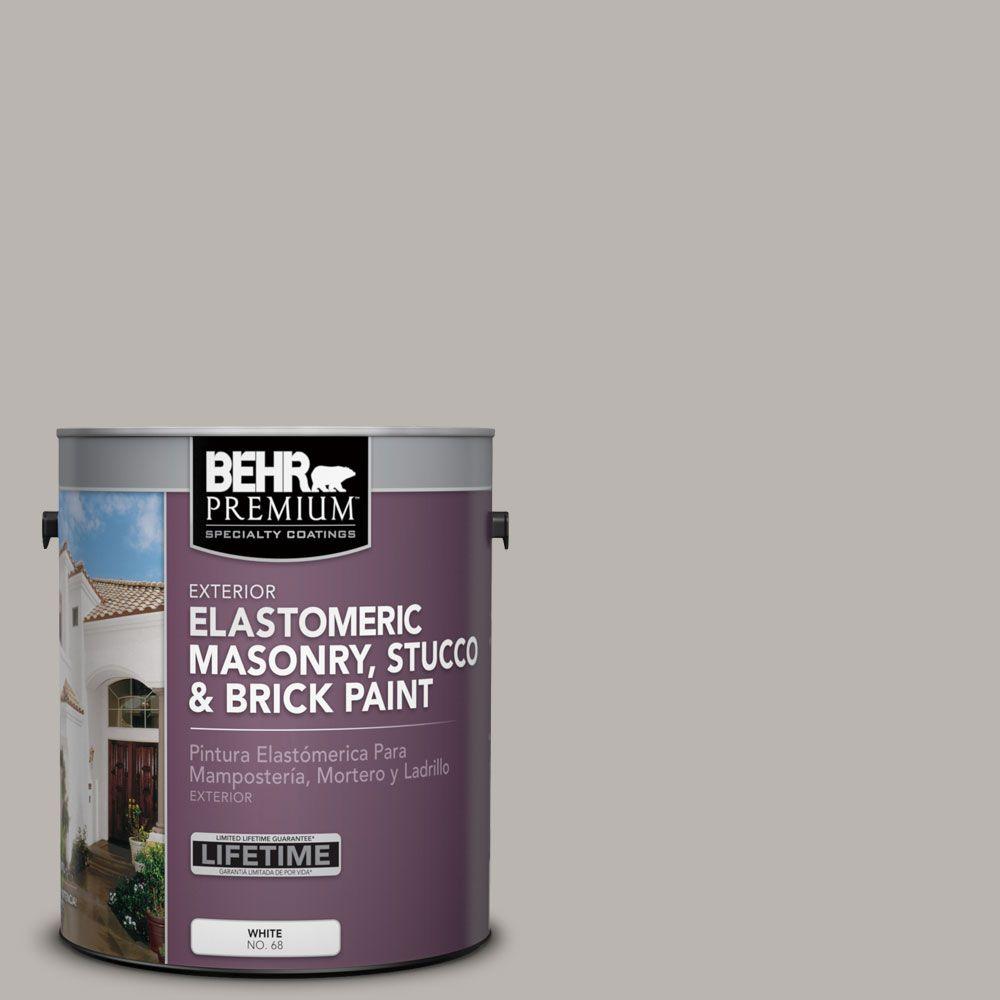 Behr Premium 1 Gal Ms 84 French Gray Elastomeric Masonry Stucco French Gray Elastomeric Masonry Stucco